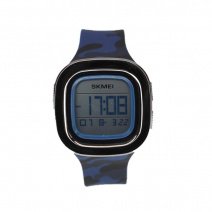 Електронний годинник Skmei 1580 (Silver Blue) (007770)