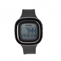 Электронные часы Skmei 1580 (Silver Black)(007767).
