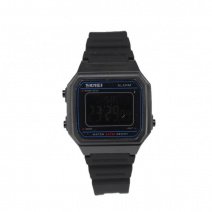 Електронний годинник Skmei 1 698 (Black Black Black) (007779)