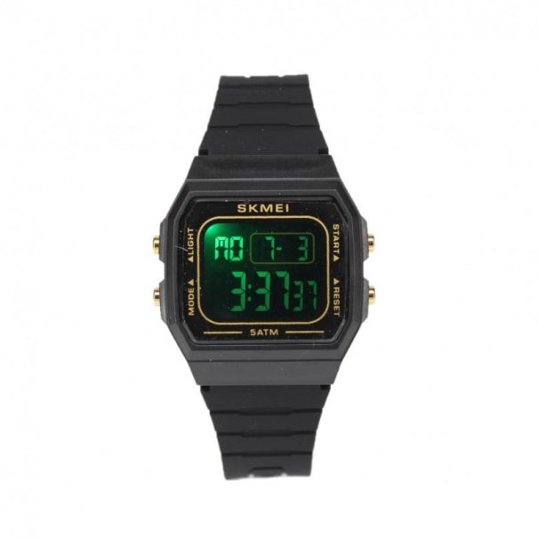 Купить Електронний годинник Skmei 1683 (BlackGold Black) (007778)