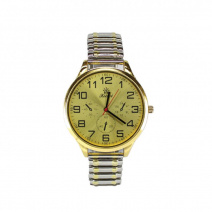 Мужские часы на браслете d-42(GoldSil Gold)(007756)