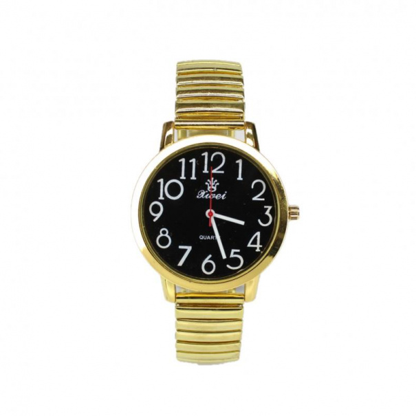 Купить Мужские часы на браслете d-40(Gold Black)(007745)