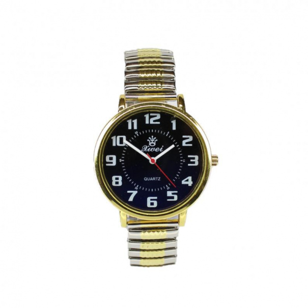 Купить Мужские часы на браслете d-40(GoldSilv Blue)(007751)