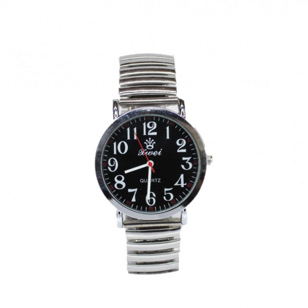 Купить Мужские часы на браслете d-38(Silver Black)(007739)