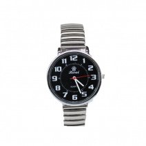 Чоловічі годинники на браслеті d-40 (Silver Black) (007740)