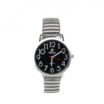 Мужские часы на браслете d-40(Silver Black)(007742)