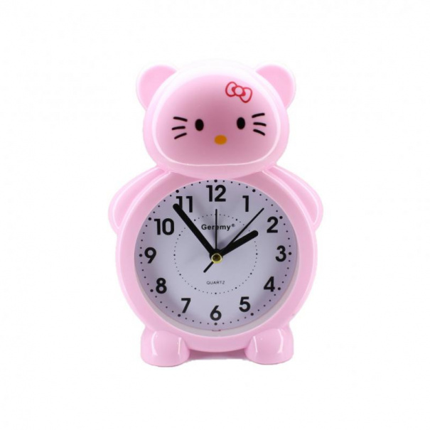 Купить Кварцевый будильник 1554 (Pink)(007715), 17*12*5 см.