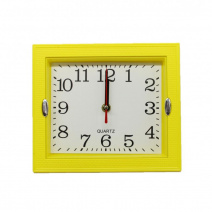 Настенные часы 501 (Yellow) (007700), 22*19 см.