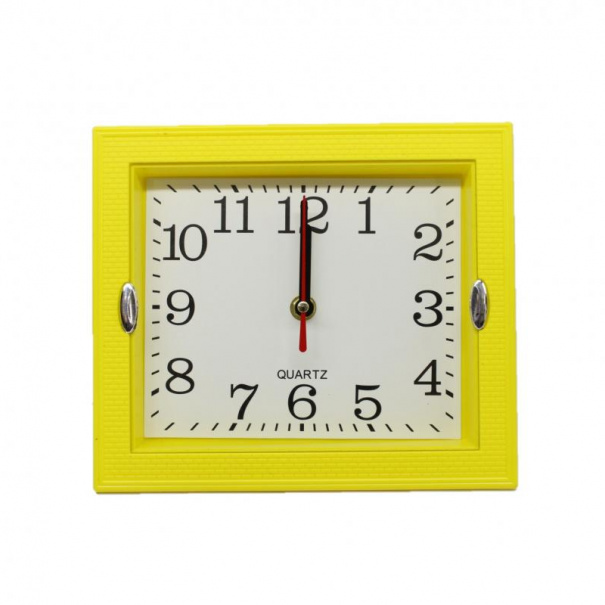 Купить Настенные часы 501 (Yellow) (007700), 22*19 см.