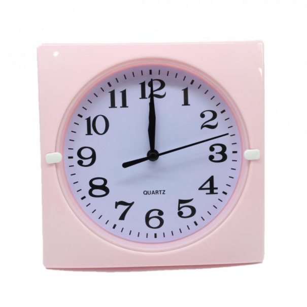 Купить Настенные часы НА-182 (Pink) (007704), 17*17 см.