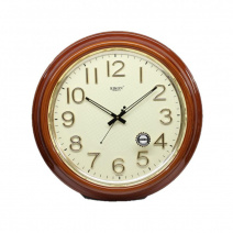 Настенные часы Rikon RK-37 (Wood Ivory)(007684), d-45 см.