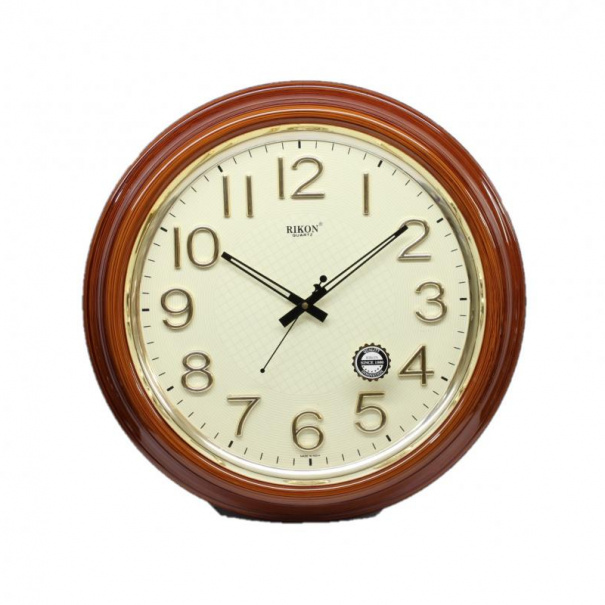 Купить Настенные часы Rikon RK-37 (Wood Ivory)(007684), d-45 см.