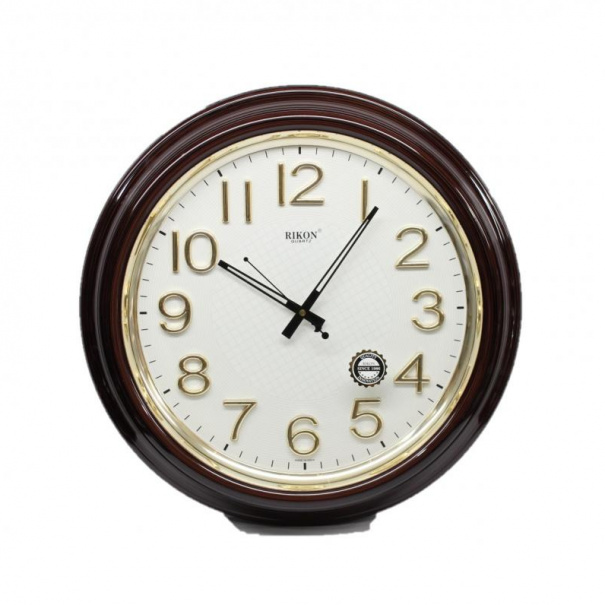 Купить Настенные часы Rikon RK-37(Brown off White)(007685), d-45 см.