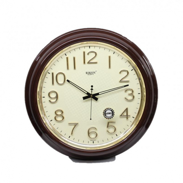 Купить Настенные часы Rikon RK-37(Brown Ivory)(007683), d-45 см.