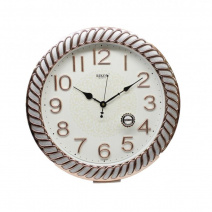 Настенные часы Rikon RK-38 (SilRosGold White)(007695), d-40 см.