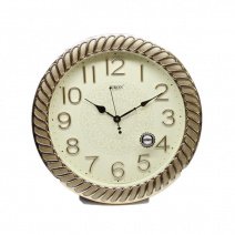 Настінний годинник Rikon RK-38 (GoldSilGold Ivory) (007697), d-40 см.