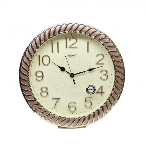 Купить Настенные часы Rikon RK-38 (RosGolGold Ivory)(007696), d-40 см.