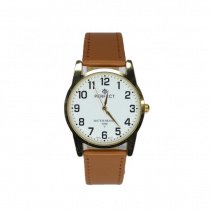 Чоловічий годинник Perfect 192 (Gold White Brown) (007867)