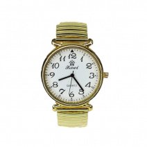 Чоловічий годинник на браслеті d-40 (Gold White Gold) (008180)
