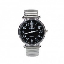 Чоловічий годинник на браслеті d-40 (Silver Black Silver) (008183)
