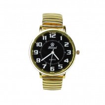 Чоловічий годинник на браслеті d-40 (Gold Black Gold) (008185)