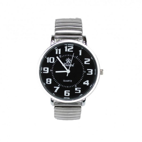 Купить Мужские часы на браслете d-40(Silver Black Silver)(008184)