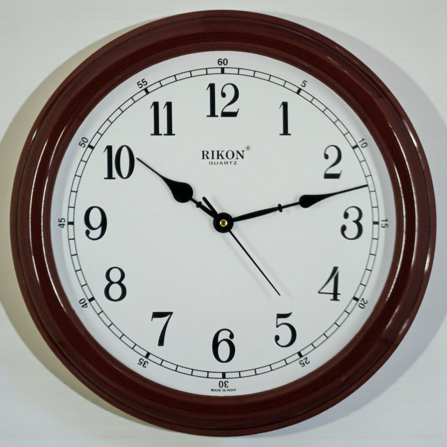 Купить Настенные часы Rikon 8351PL d-36 (008352) (Brown off White)