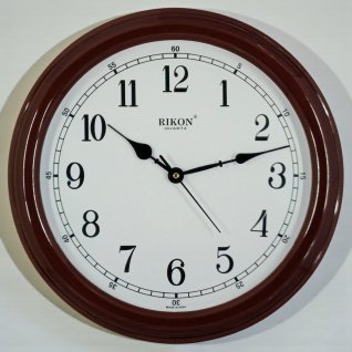 Настінний годинник Rikon 8351PL d-36 (008352) (Brown off White)
