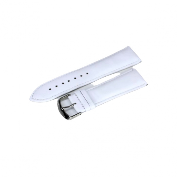 Купить Кожаный ремешок на часы W70L 26 mm (White)(007596)