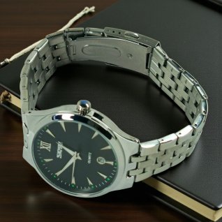 Купить Кварцовий годинник Skmei 9071 (Sillver-Black-Silver) (008814)