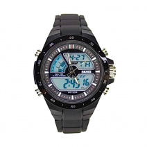 Годинник Skmei 1016 (Black-White) (008827) багатофункціональний.