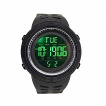 Часы Skmei 1251 (Black-Black) (008837) многофункциональные.