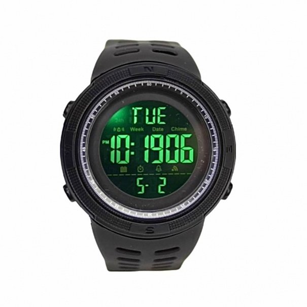 Купить Годинник Skmei 1251 (Black-Black) (008837) багатофункціональний.