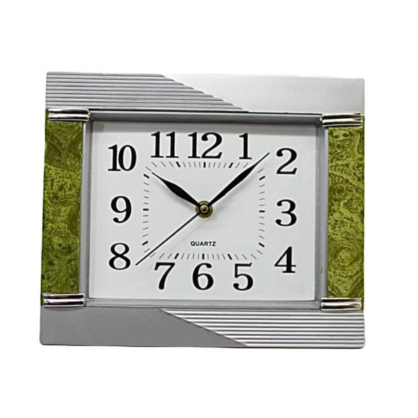 Купить Настенные часы 312 (Silver Green)(008971), d-26*22