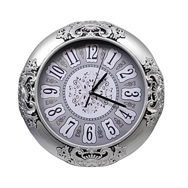 Купить Настенные часы 2053(Silver)(008978), d-30 см.
