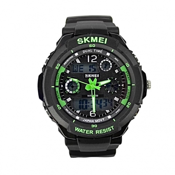 Купить Годинник Skmei 0931 (Black-Green) (009032) багатофункціональний.