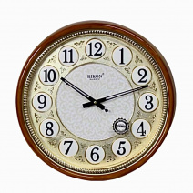 Настінний годинник Rikon RK-49 (Teak Wood Gold off White)(009094)