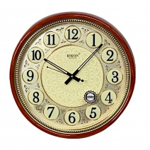 Настінний годинник Rikon RK-49 (Wood Gold Ivory)(009093)