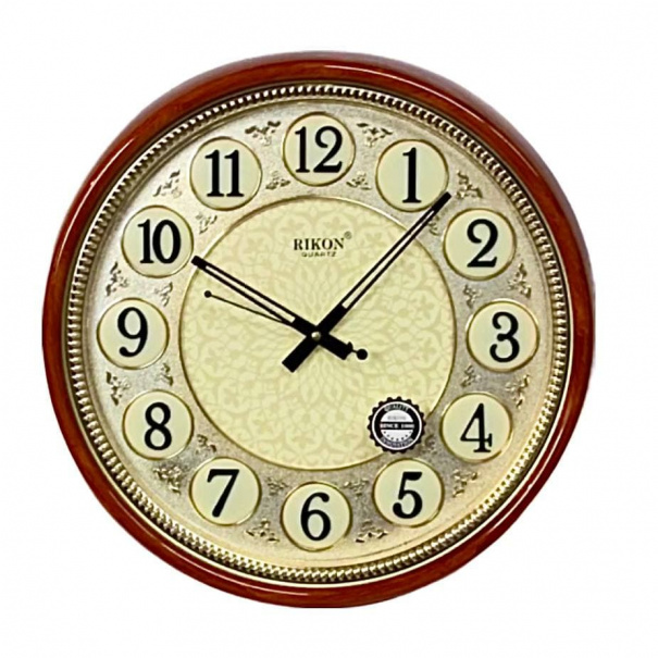 Купить Настінний годинник Rikon RK-49 (Wood Gold Ivory)(009093)