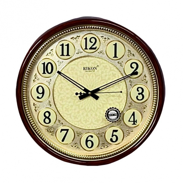 Купить Настінний годинник Rikon RK-49 (Brown Z.Gold Ivory)(009092)