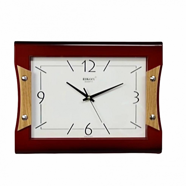 Купить Настенные часы Rikon RK-14251 (Maroon off White)(009079)