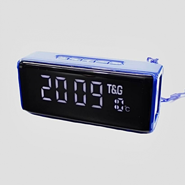 Купить Часы- колонка TC-174 (Blue) (009068)