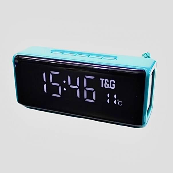 Купить Часы- колонка TC-174 (Green) (009069)