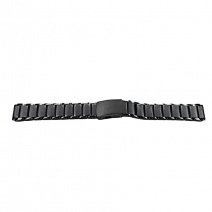 Браслет для часов Lux-08(Black 18mm)(008940)