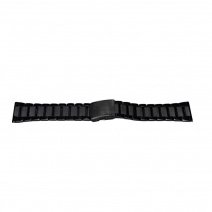 Браслет для часов Lux-13-2(Black 24mm)(008964)