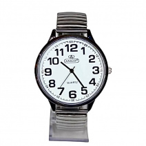 Мужские часы на браслете d-42 (Silver White Silver)(009122)