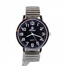 Мужские часы на браслете d-40 (Silver Black Silver)(009121)