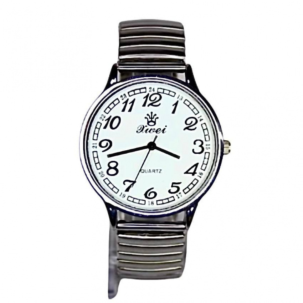 Купить Мужские часы на браслете d-38 (Silver White Silver)(009120)