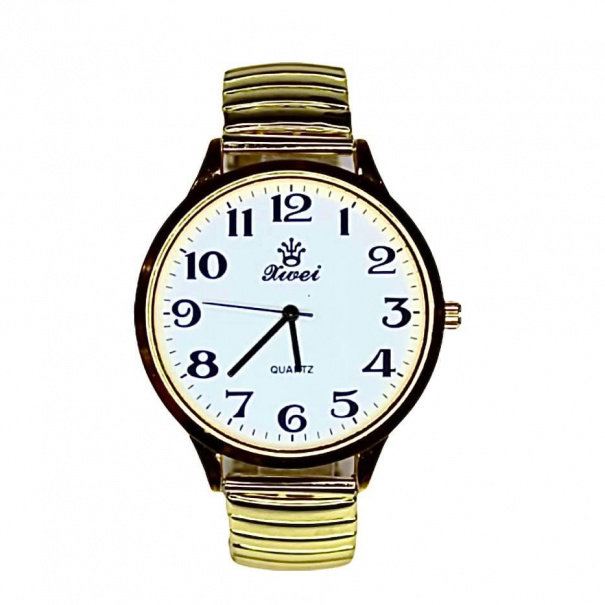 Купить Мужские часы на браслете d-42 (Gold White Gold)(009118)