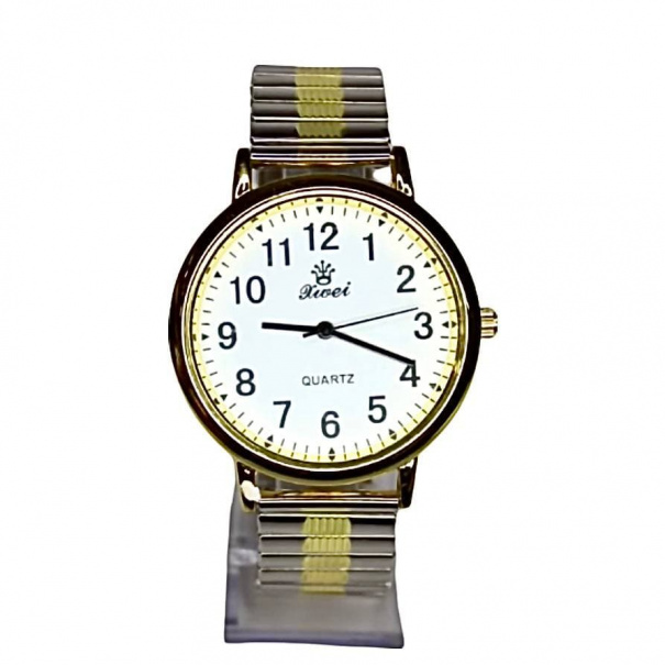 Купить Чоловічий годинник на браслеті d-40 (Gold White SilGold)(009117)